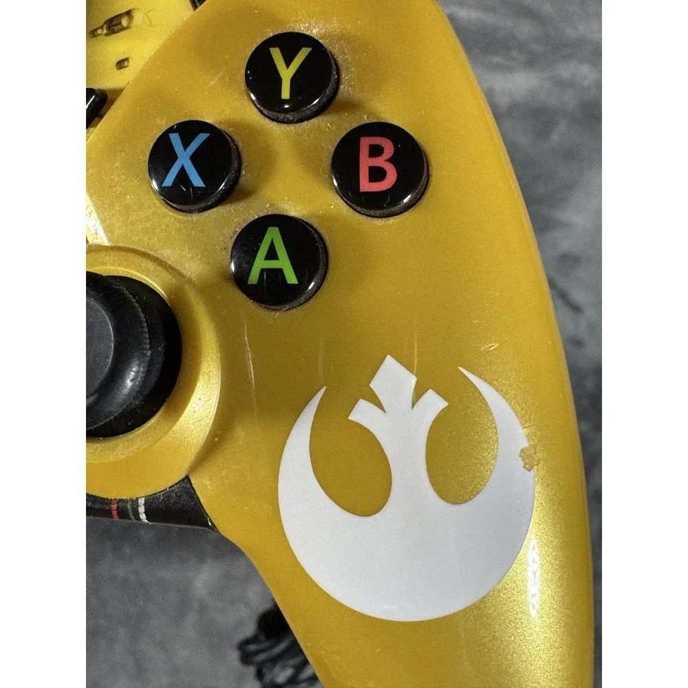 PowerA Xbox One Wired Controller Gold Star Wars Rebel Alliance USB Gamepad